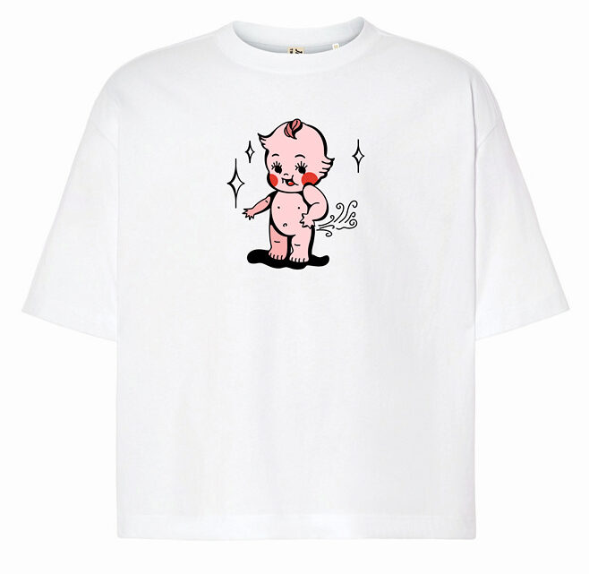 farting boy koszulka oversize kuba jaszczuk fale tattoo entr07